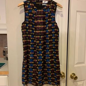 Anna Sui Target Metallic sleeveless dress